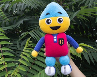 Charlie's Colorforms City Plush - Handmade Soft Doll inspired by Charlie's Colorforms City 13"