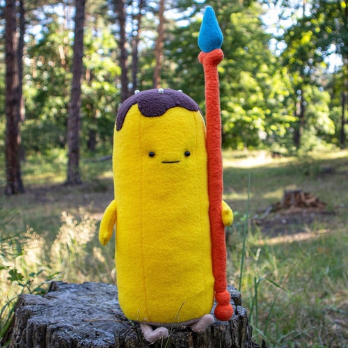 Banana Guards Plush Banana Soft Toy Handmade Toy 14 in Etsy