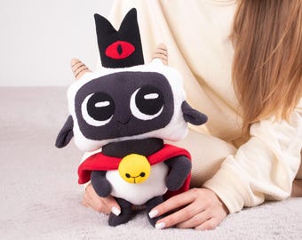 The Lamb plush, Cult of the Lamb handmade soft toy