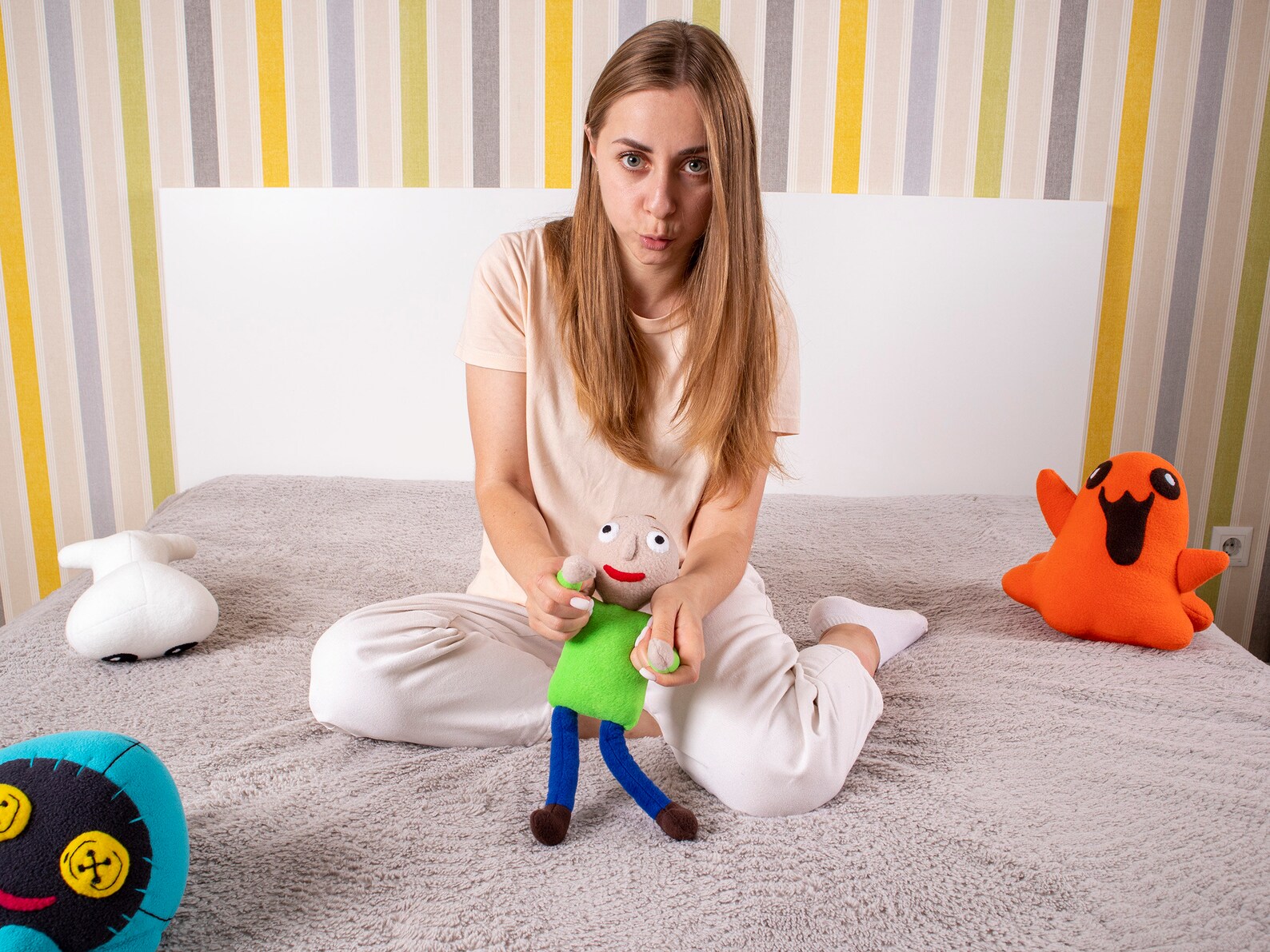Baldi Basics Plush Toy, Baldi Handmade Soft Toy - Etsy
