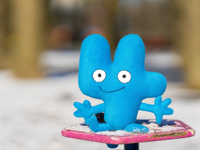 Bfdi two handmade plush toy two plush inspired by battle for etsy