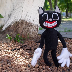 Plush Keychain Soft Stuffed Cartoon Doll Black Devil Plush - Temu