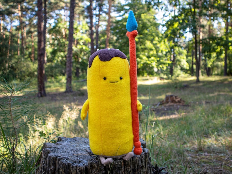 Banana Guards plush, Banana soft toy, Handmade toy, 14 in Unofficial image 1