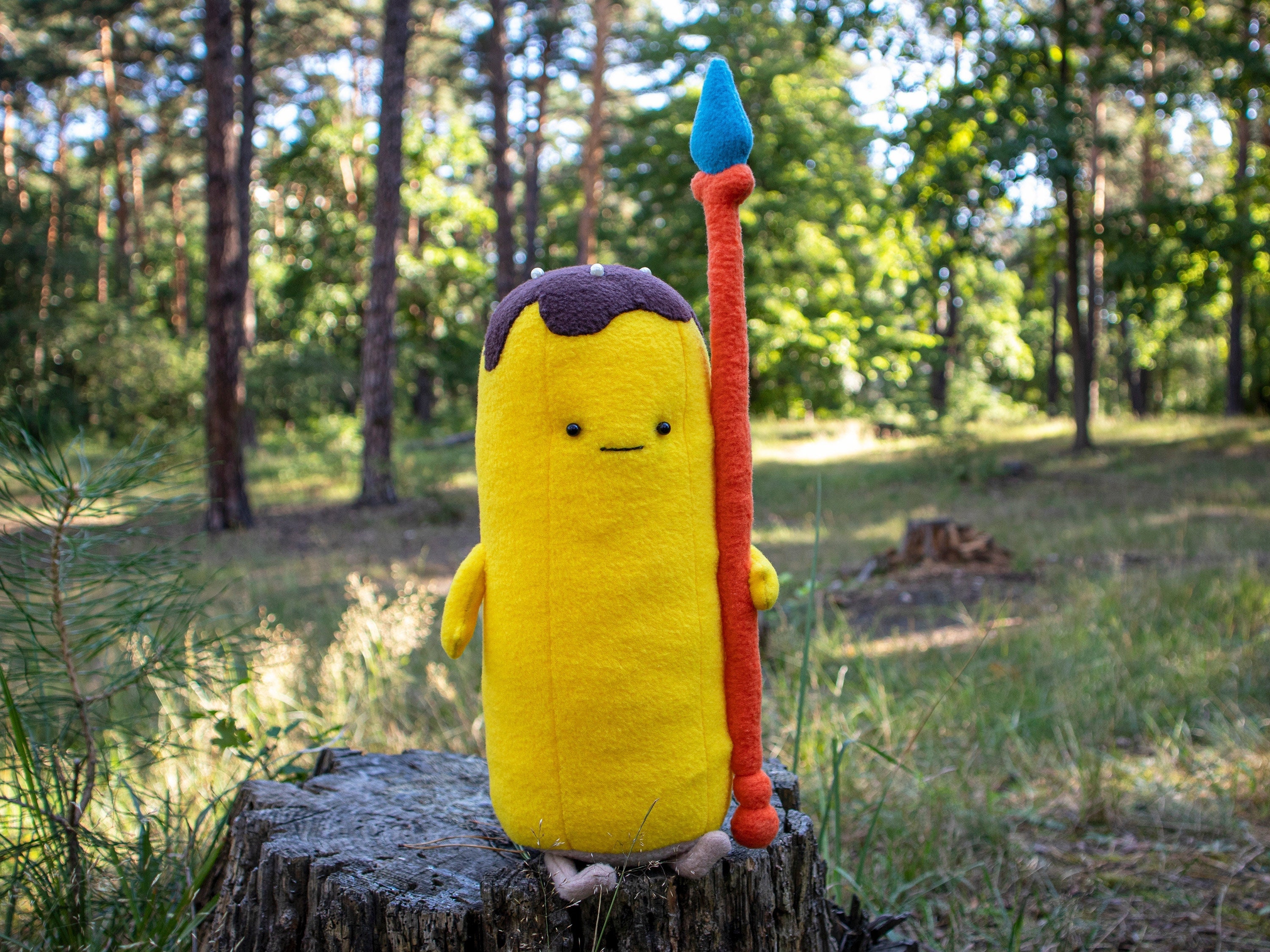 Keep Fighting Banana Plush Toy