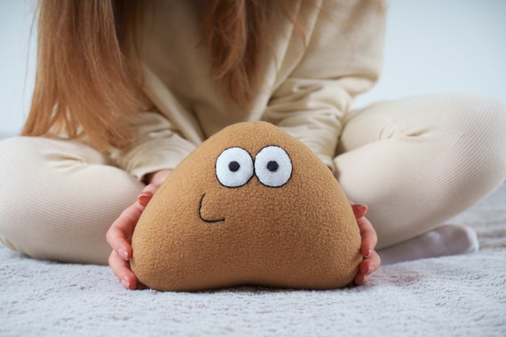 My Pet Alien Pou Plush Handmade Decoration Soft Toy Made To Order 8 in -   France
