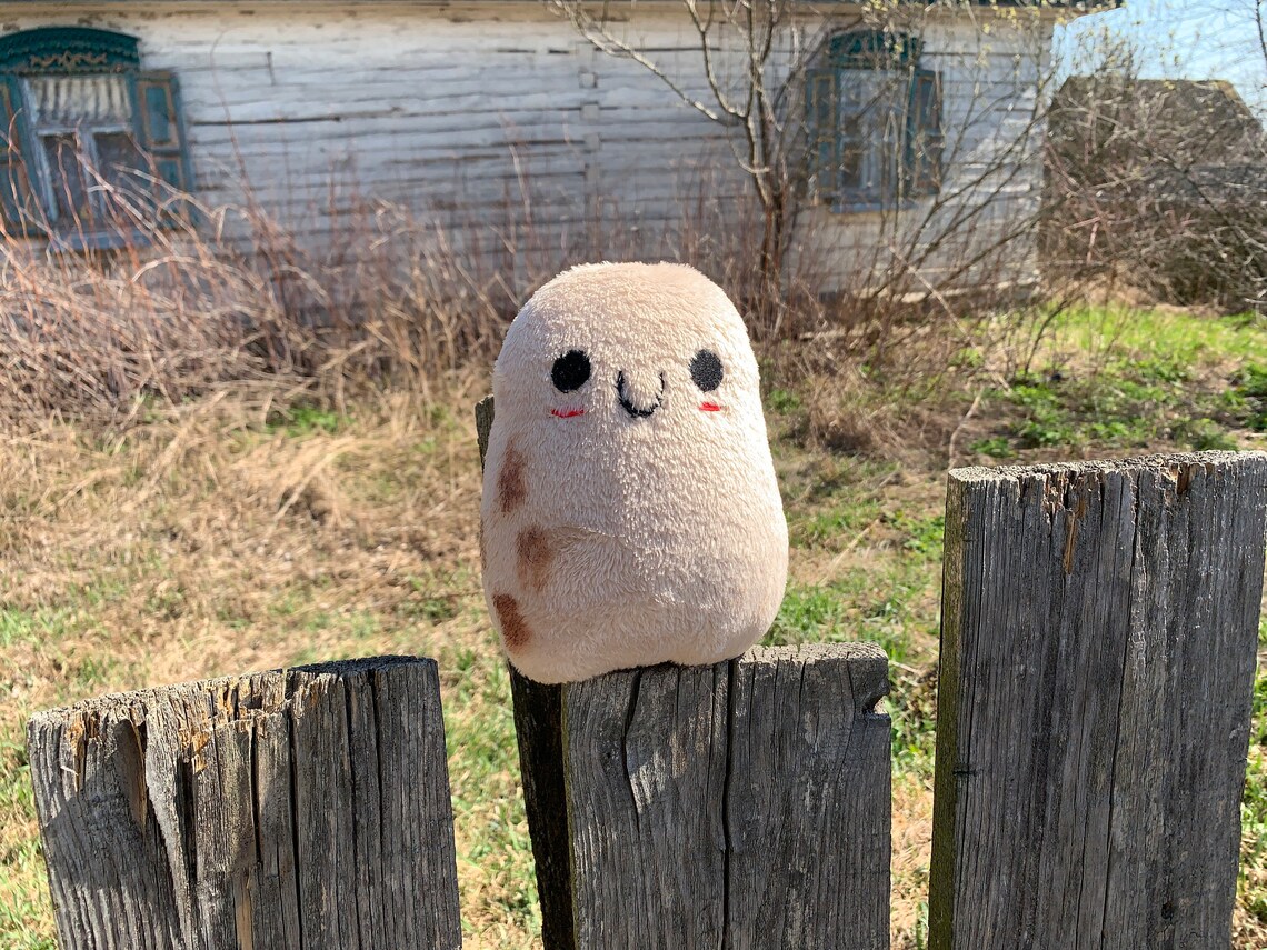 Kawaii potato plush toy Custom potato toy Kawaii potato soft Etsy