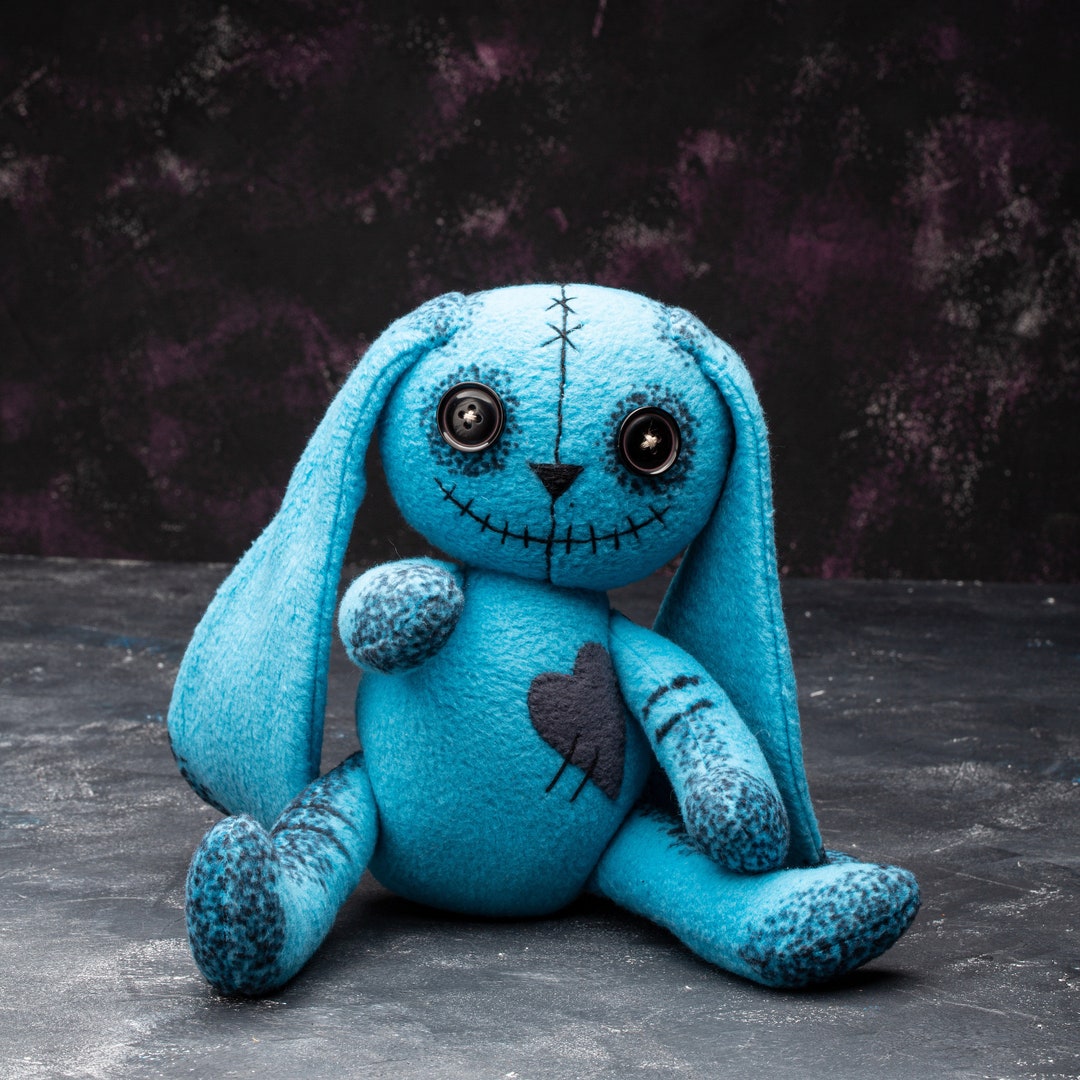 creepy bunny plush drawing