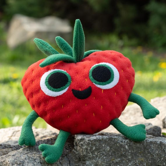 Strawberry Plush Toy, Cloudy With a Chance of Meatballs 2 - Barry