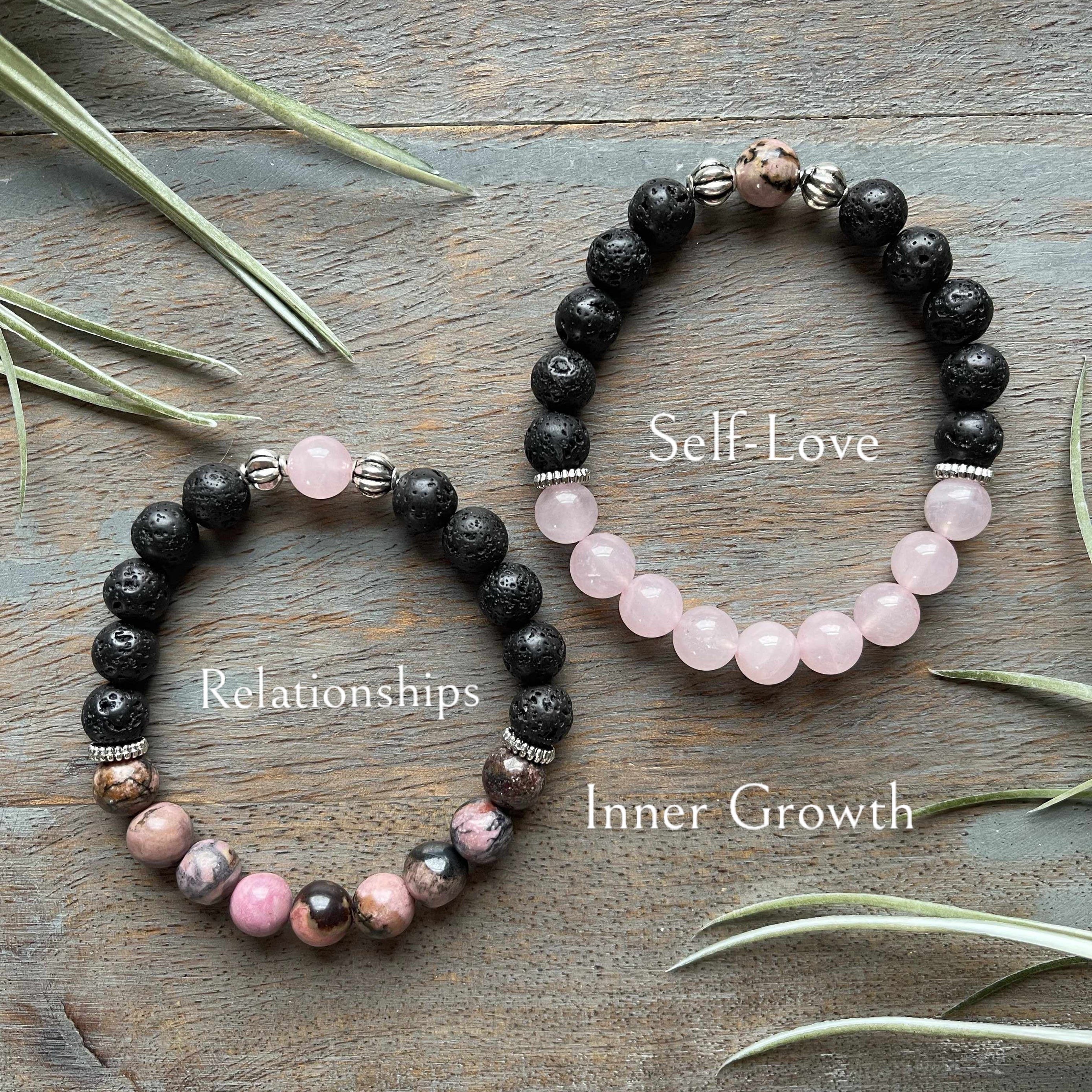 Rose Quartz Rhodonite Bracelet – Sand&Souldubai