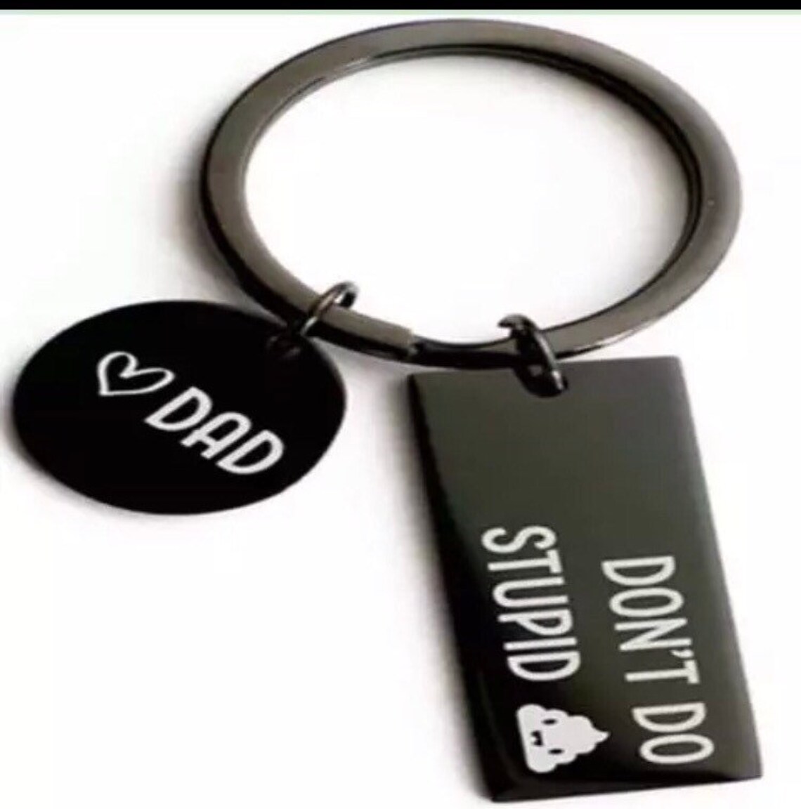 Novelty keychain dont do stupid poop Etsy