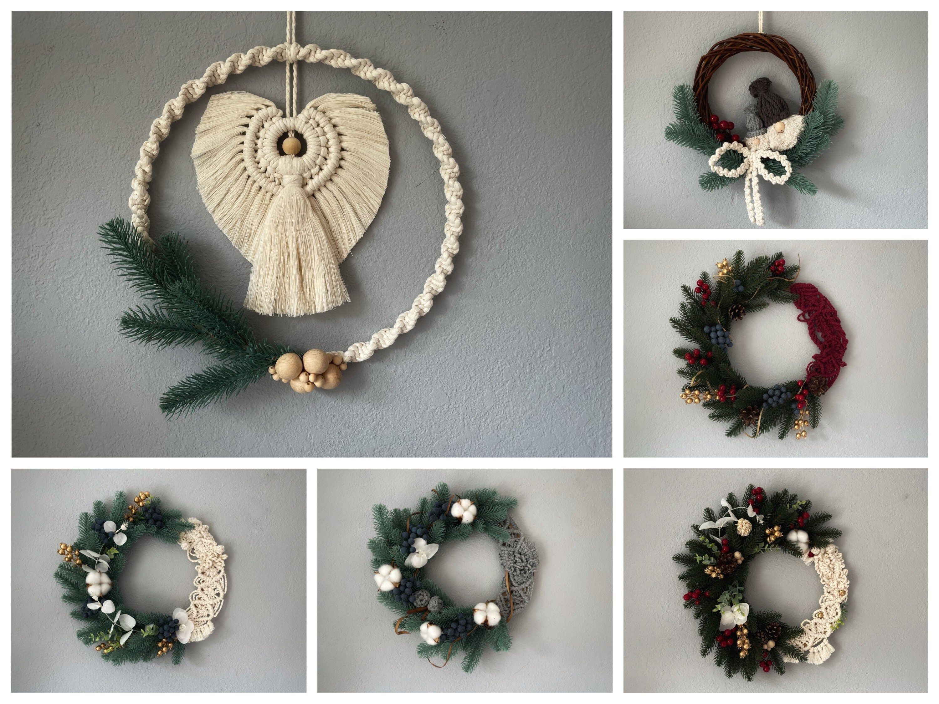 Bohemian Wreath For Door 2021 Christmas Gift Ideas 2022 | Etsy