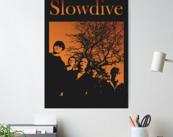 Andrew Slowdive gig poster