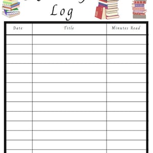 Leeslogboek / Leesgroeplogboek / Werkblad lezen / Toiletlogboek / Klaslokaalwerkbladen