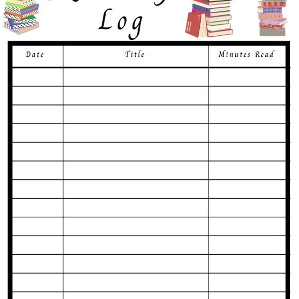 Reading Log / Reading Group Log / Reading worksheet / Restroom Log / Classroom work sheets