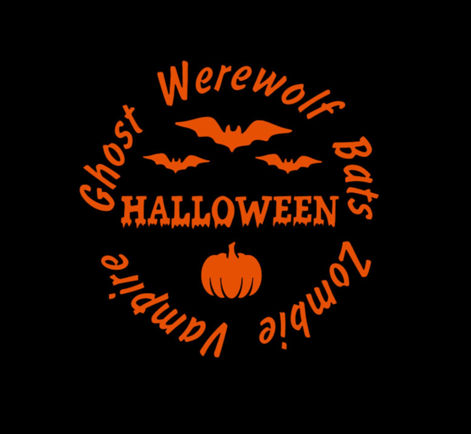 Halloween Car Decal / Ghost Car Decal / Vampire Car Decal / Etsy