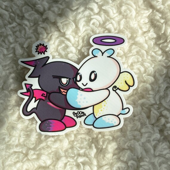 Dark Chao X Hero Chao Sticker Etsy