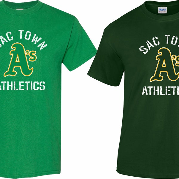 Sac Town A's  Sacramento Athletics Oakland A's  T-Shirts S-5XL