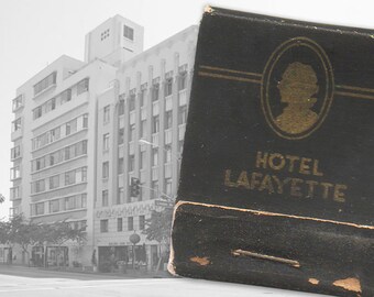 Vintage Matchbook, Lafayette Hotel, Hotel Advertising, Tobacciana, Phillumeny, Historic Places, Long Beach, Americana, Miss Universe