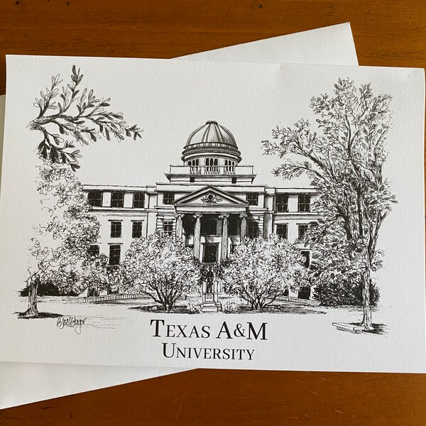 Texas A&m Thank You Cards - Etsy