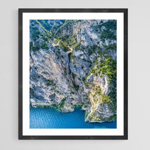 Lake Garda Italy Print: Strada della Forra Road, Fine Art Photography