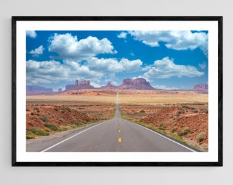Monument Valley Print: Utah Landscape Photography, Framed Artwork
