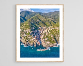 Cinque Terre Photography Print: Rio Maggiore, Italy - Framed Wall Art