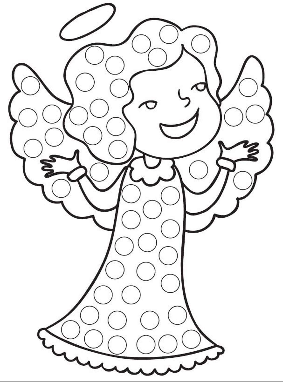 25+ Printable Christmas DOT Coloring Pages Group01 - Etsy