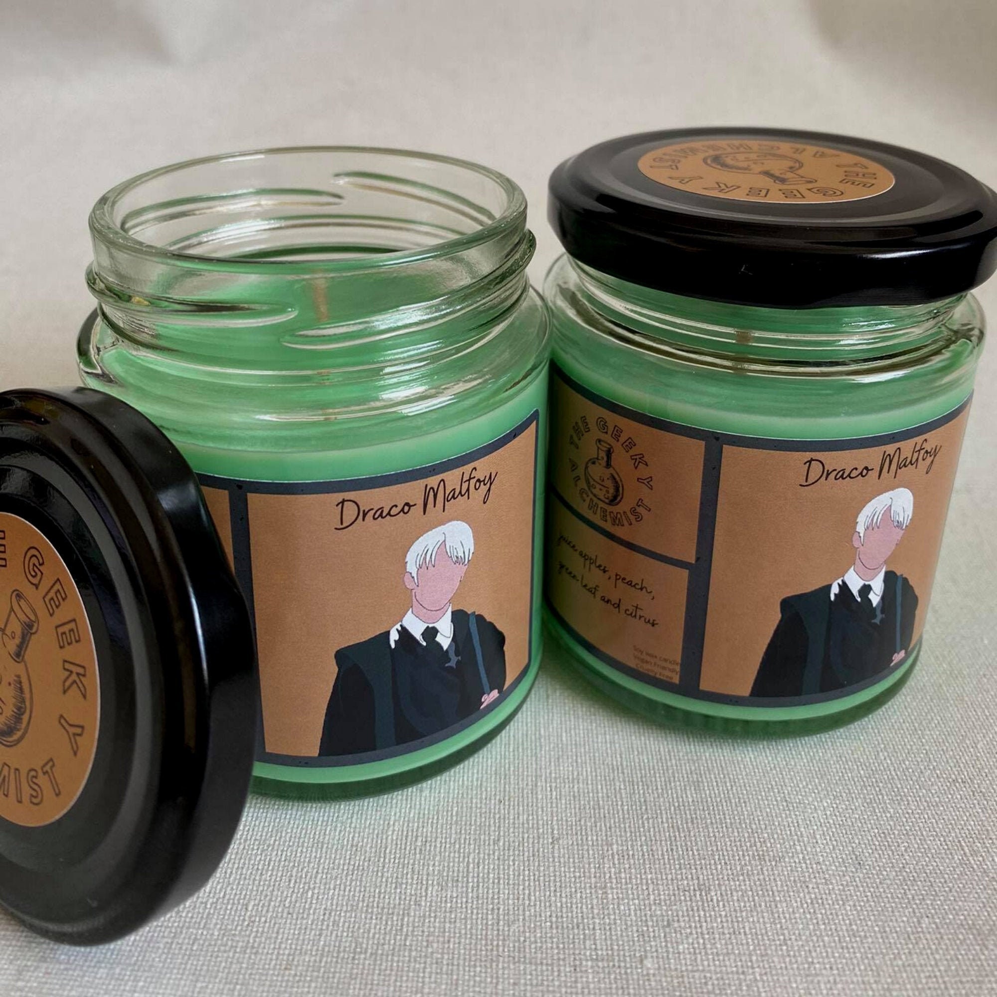 Draco Malfoy Soy Candle I Harry Potter Etsy