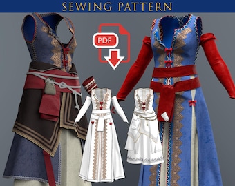 Keira Metz Witcher 3 Dress Costume Pattern