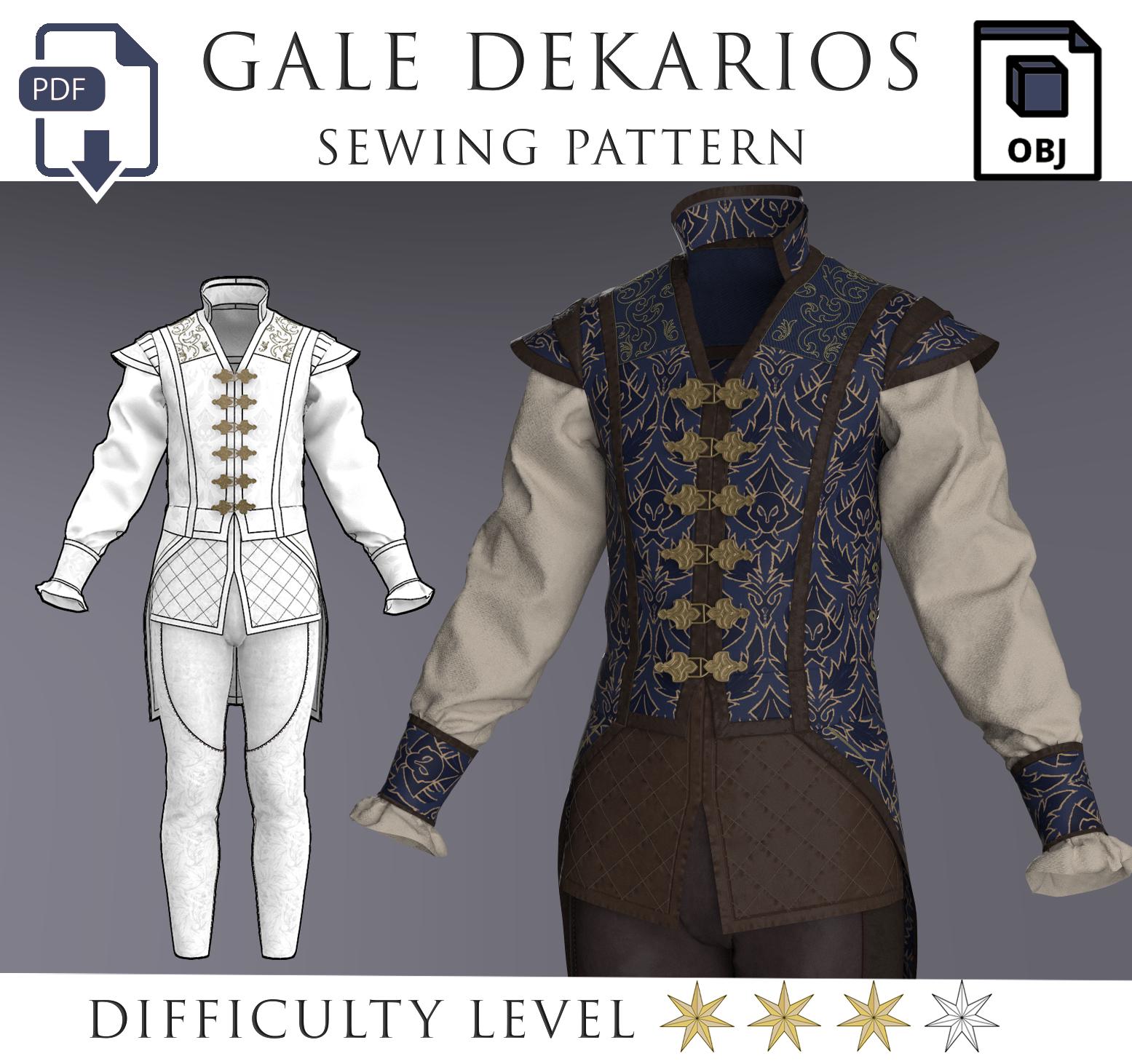 Gale Professor Cosplay Pattern Kit and 3D files