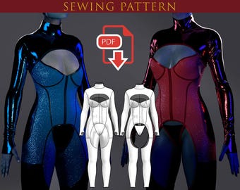 Asari Dancer Suit Costume Pattern