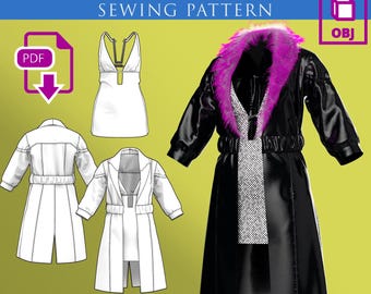 Evelyn Parker Cyberpunk Outfit Costume Pattern