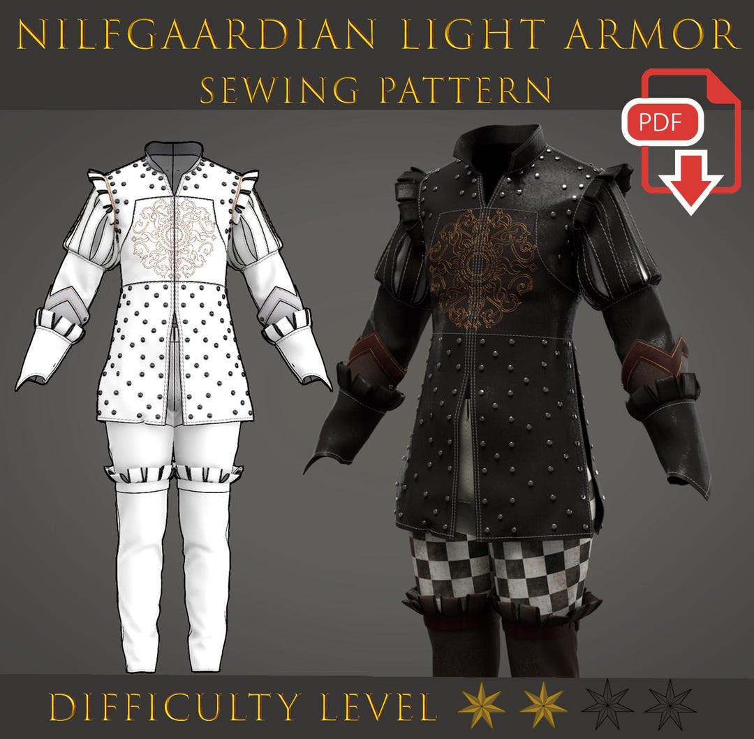 Shield Witcher Pattern Nilfgaard Light Armor Witcher 3 Costume Sewing Pattern - Etsy