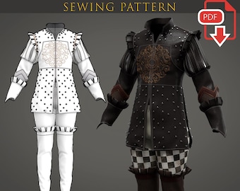 Nilfgaard Light Armor Witcher 3 Costume Sewing Pattern
