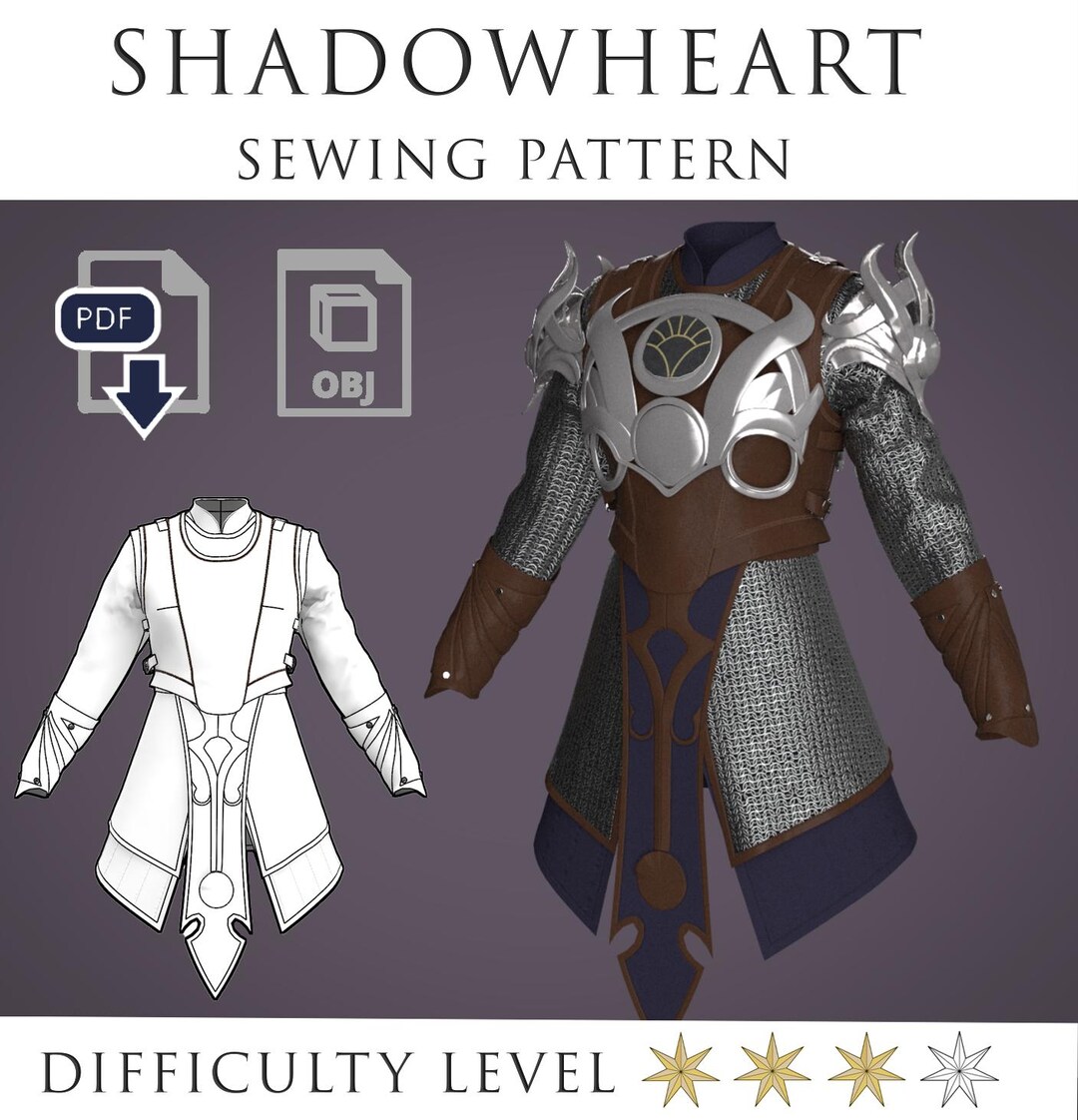 Cleric Robe Pattern Shadowheart Cleric Outfit Pattern Kit With Accessories - Etsy