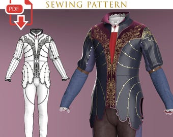 Astarion Vanilla Vampire Outfit Sewing Pattern