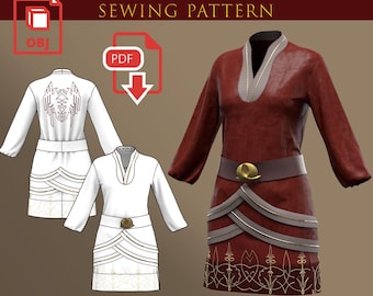 Hawke Finery Pattern Sewing Template Estate Outfit