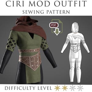 Ciri Mod Outfit Costume Pattern
