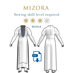 DIY Dress Pattern Mizora Costume for Cosplay