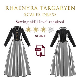 Dragon Scale Dress with Coat Pattern