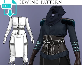 Patrón alternativo del disfraz de Yennefer de la hechicera Witcher 3