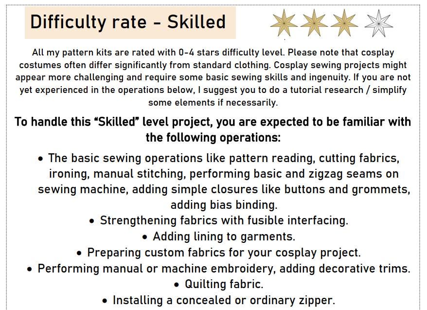 Raphael Archdevil Costume Sewing Pattern Kit - Etsy