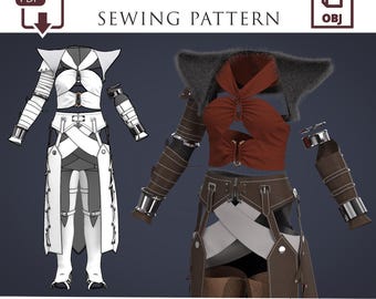 Morrigan Veilguard Costume Pattern Kit with Accessories