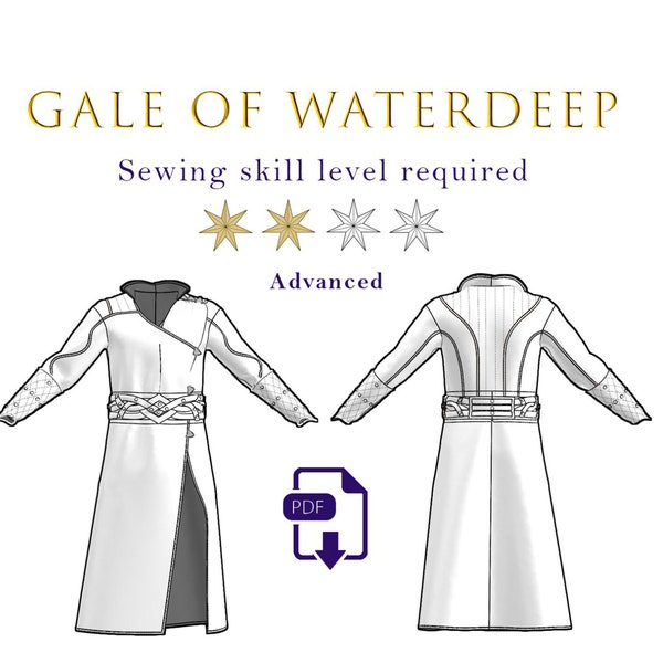 DIY Kit Wizard Gale Patterns for Cosplay