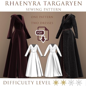 Dragon Queen Dress Pattern