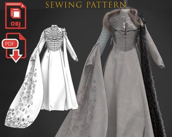 Queen of North Dress Sewing Pattern