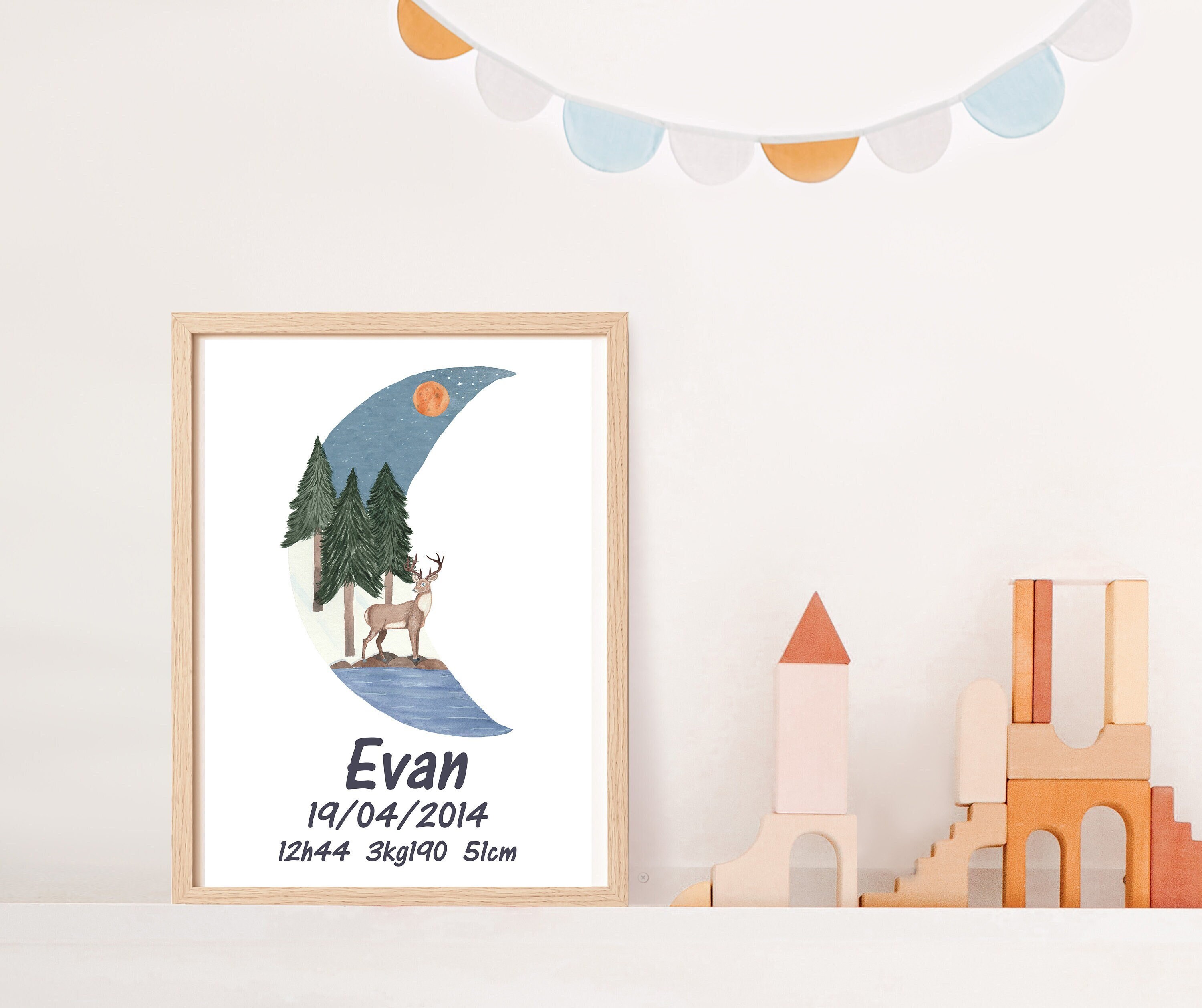 Affiche Naissance Personnalisée