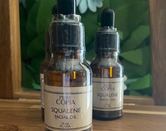 Organic Squalene Facial Oil - Natural  Moisturizer