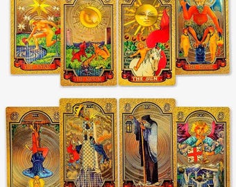 Cartes de tarot illustration classique - Jeu de 78 cartes