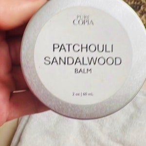 Sandalwood & Patchouli Balm: Rich, Creamy, Hydrating